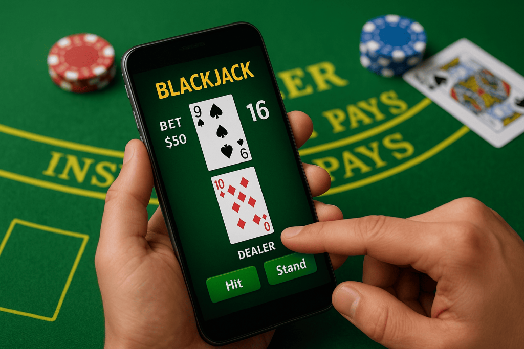 بلاك جاك أونلاين للهاتف