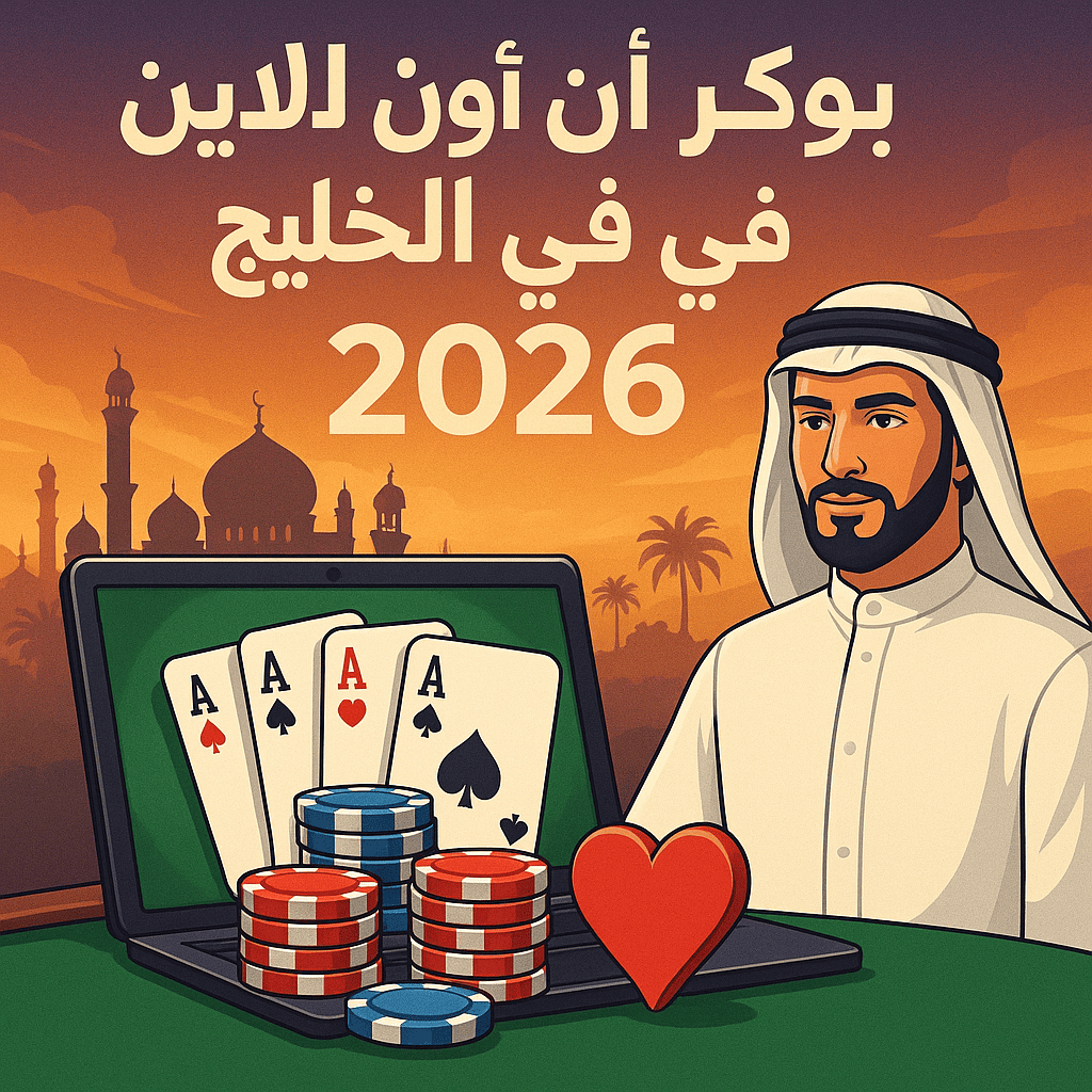 بوكر أون لاين حقيقي في الخليج 2026